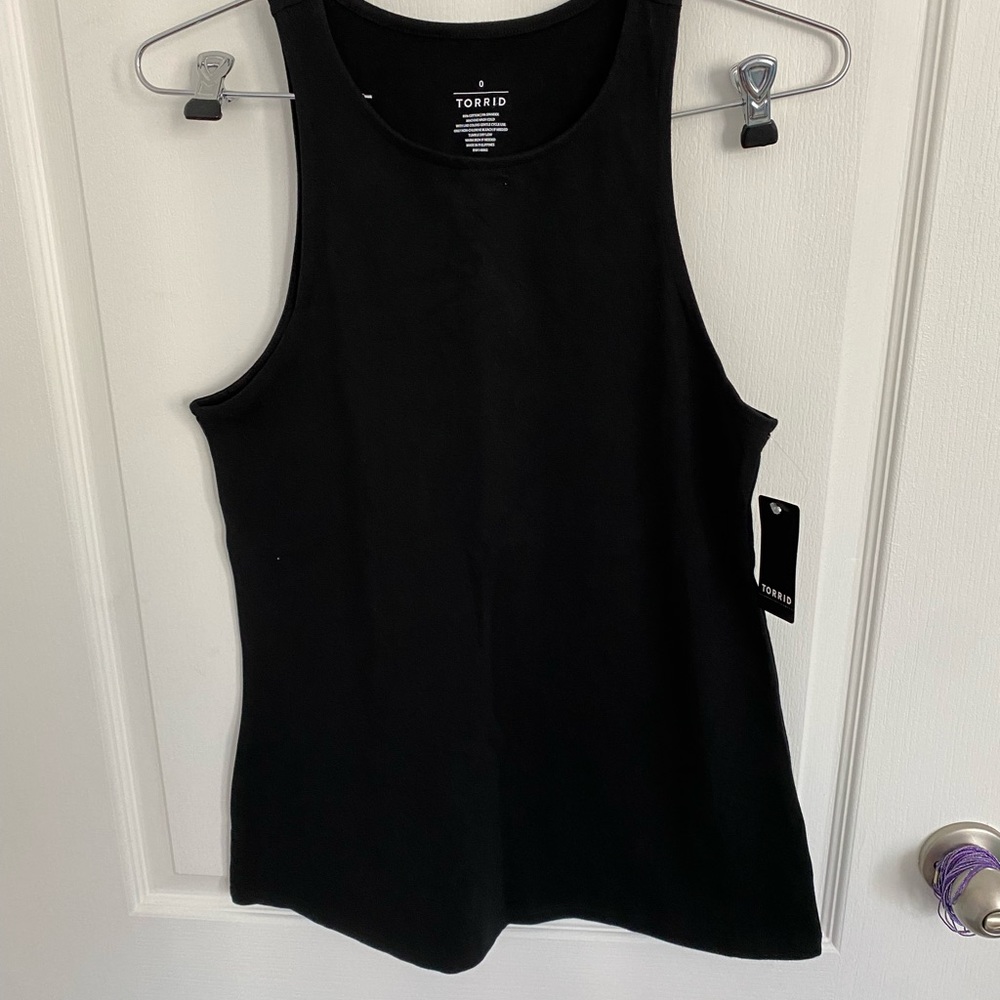 NWT TORRID Black GODDESS FOXY TANK SIZE 0/ Large.